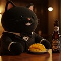 マンゴーとホッピーを提供する黒猫バーテンダー 4枚目