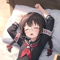 おなか出しながら居眠り委員長ちゃん(外部生成版) 8枚目