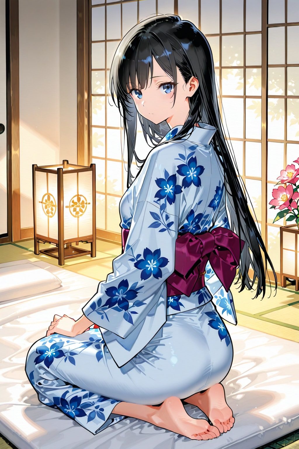 浴衣と和室 | の人気AIイラスト・グラビア