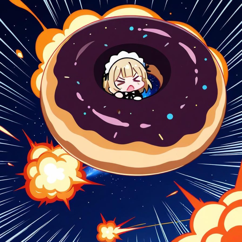 食欲は爆発やでぇーー！( ;>ω<)🍩💥💥💥