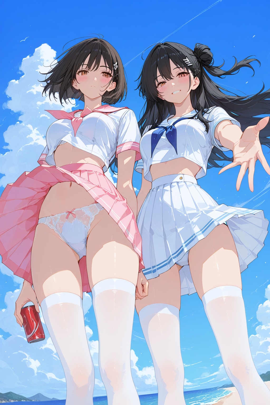 無防備ちゃんズ　ブラちらも追加で