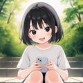 スマホに夢中だとパンチラ余裕です_260511 3枚目