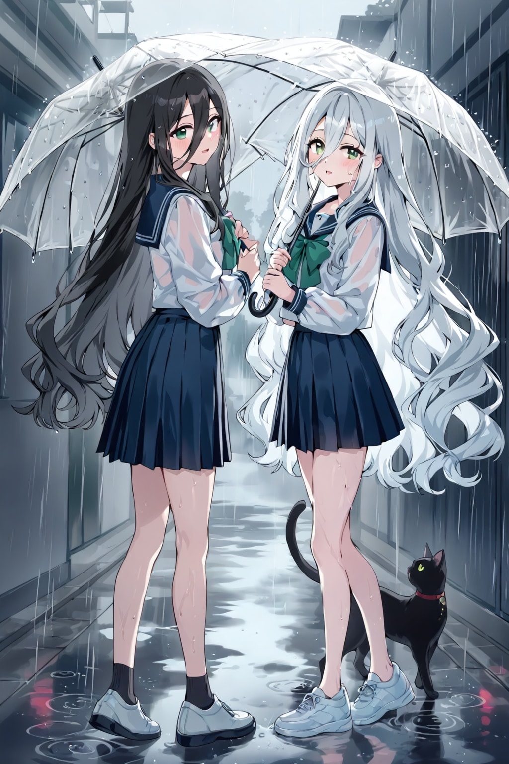 梅雨って、髪が乱れるのぉ・・