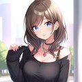 着衣の女の子 4枚目