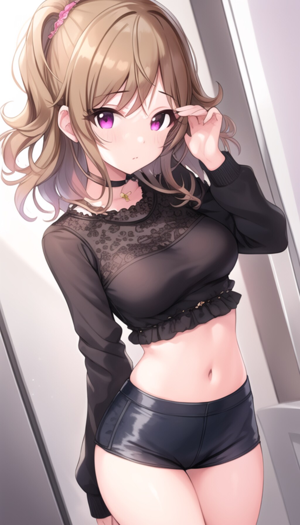 着衣の女の子