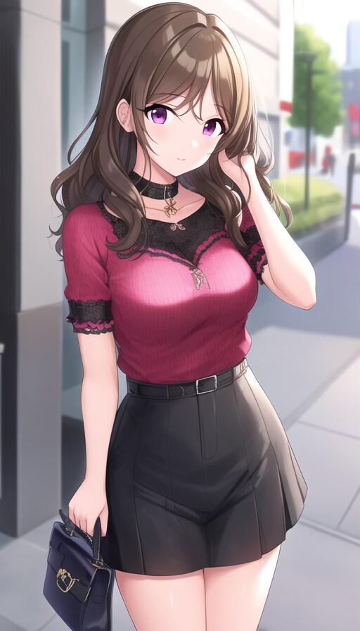 着衣の女の子