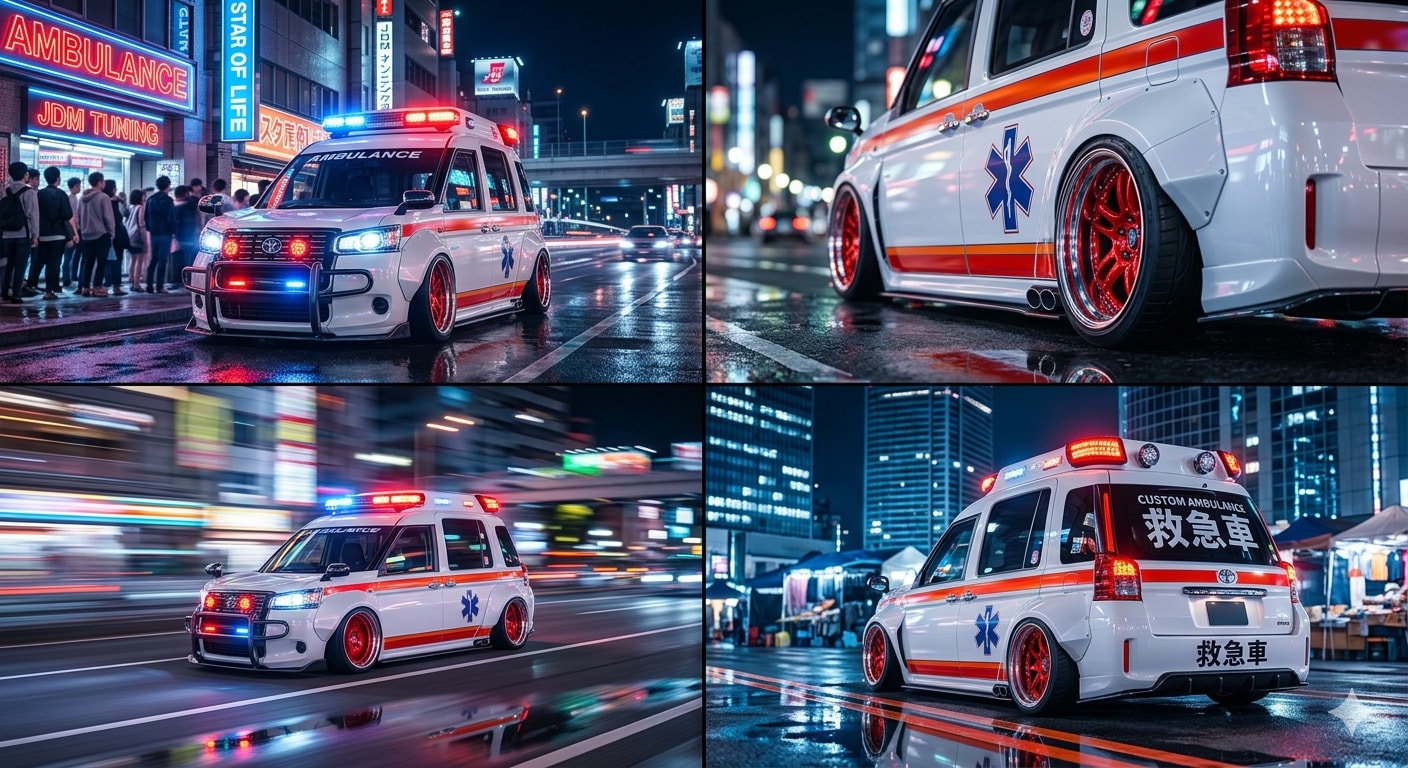 ジャパンタクシー救急車のドリ車