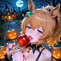 ハロウィンにはキャラメルアップル② 3枚目