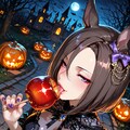 ハロウィンにはキャラメルアップル② 2枚目