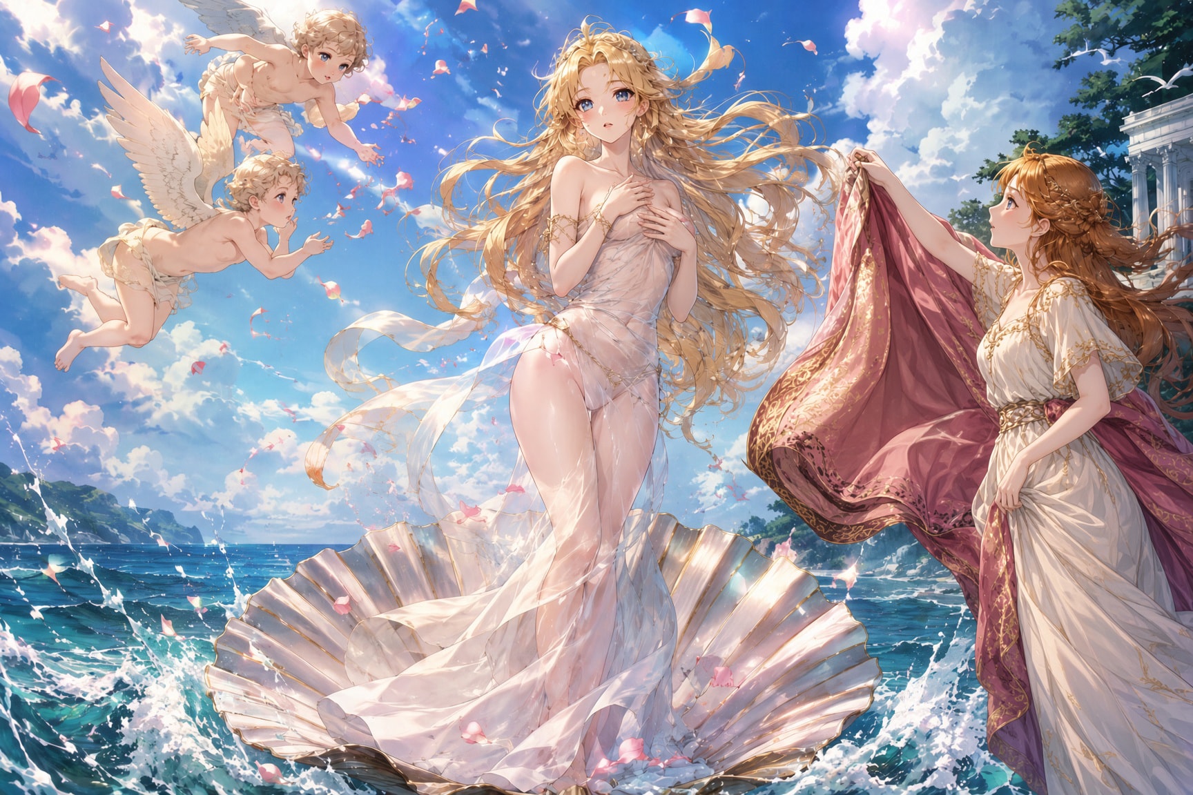 ヴィーナスの誕生 | の人気AIイラスト・グラビア