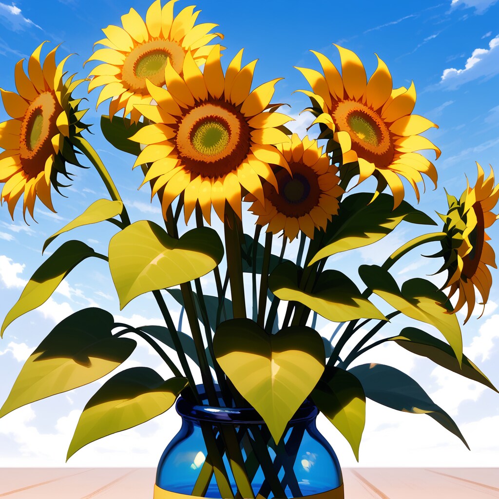 ゴッホのひまわり④