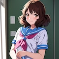黄前久美子ちゃんのセクシーショット / Sexy shots of Kumiko Oumae 2枚目