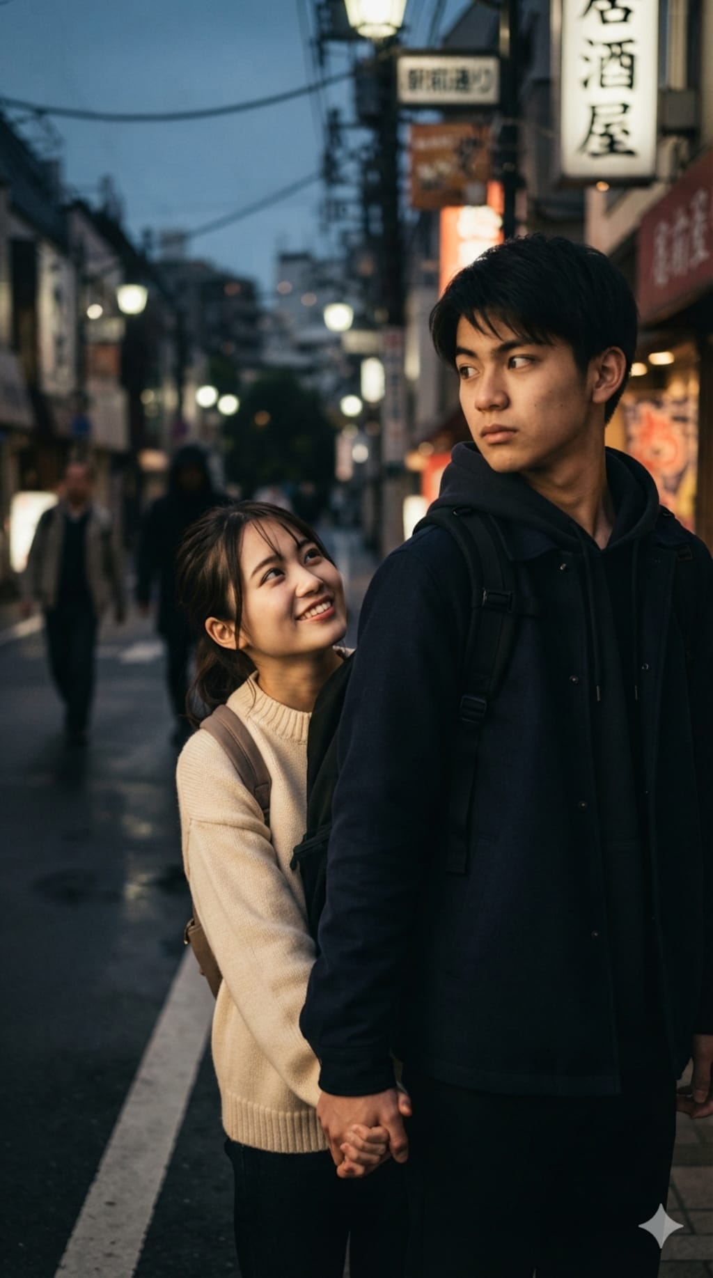 幼馴染ちゃんをストーカーから守る男子＆守られて嬉しい女子