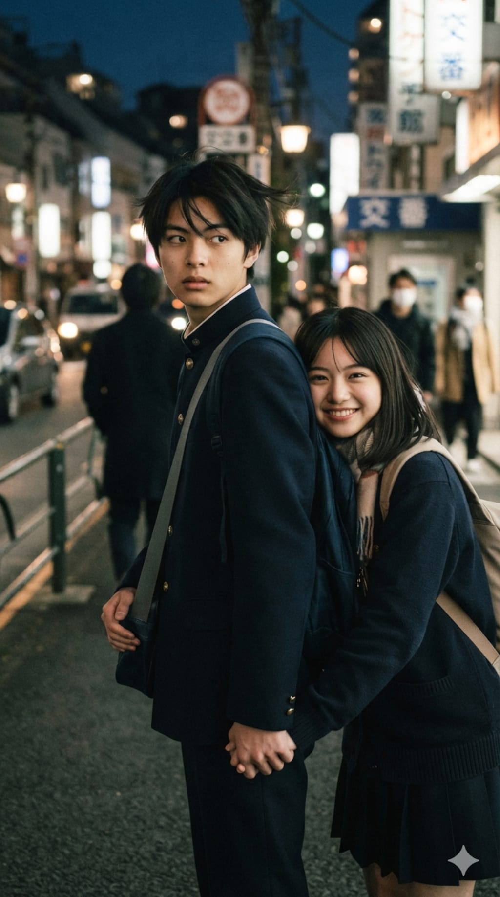 幼馴染ちゃんをストーカーから守る男子＆守られて嬉しい女子