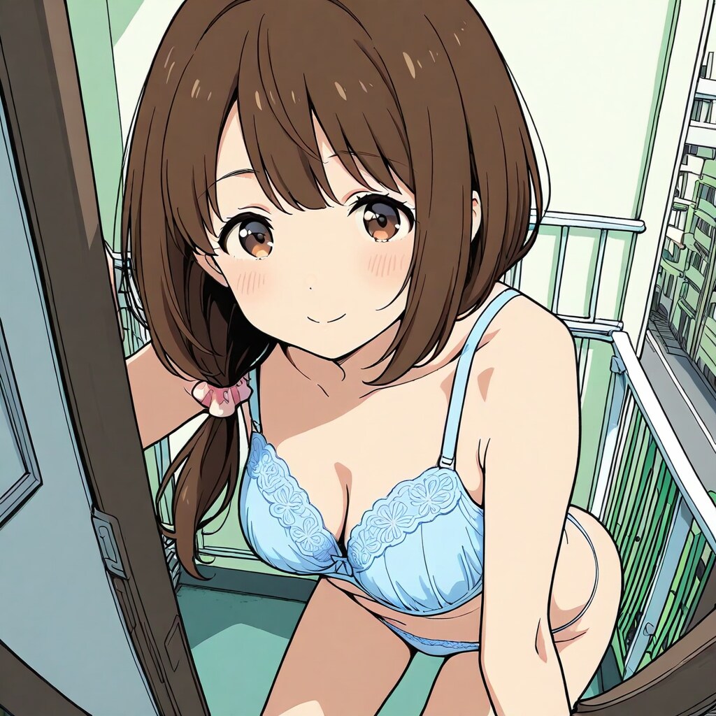 ベランダの彼女