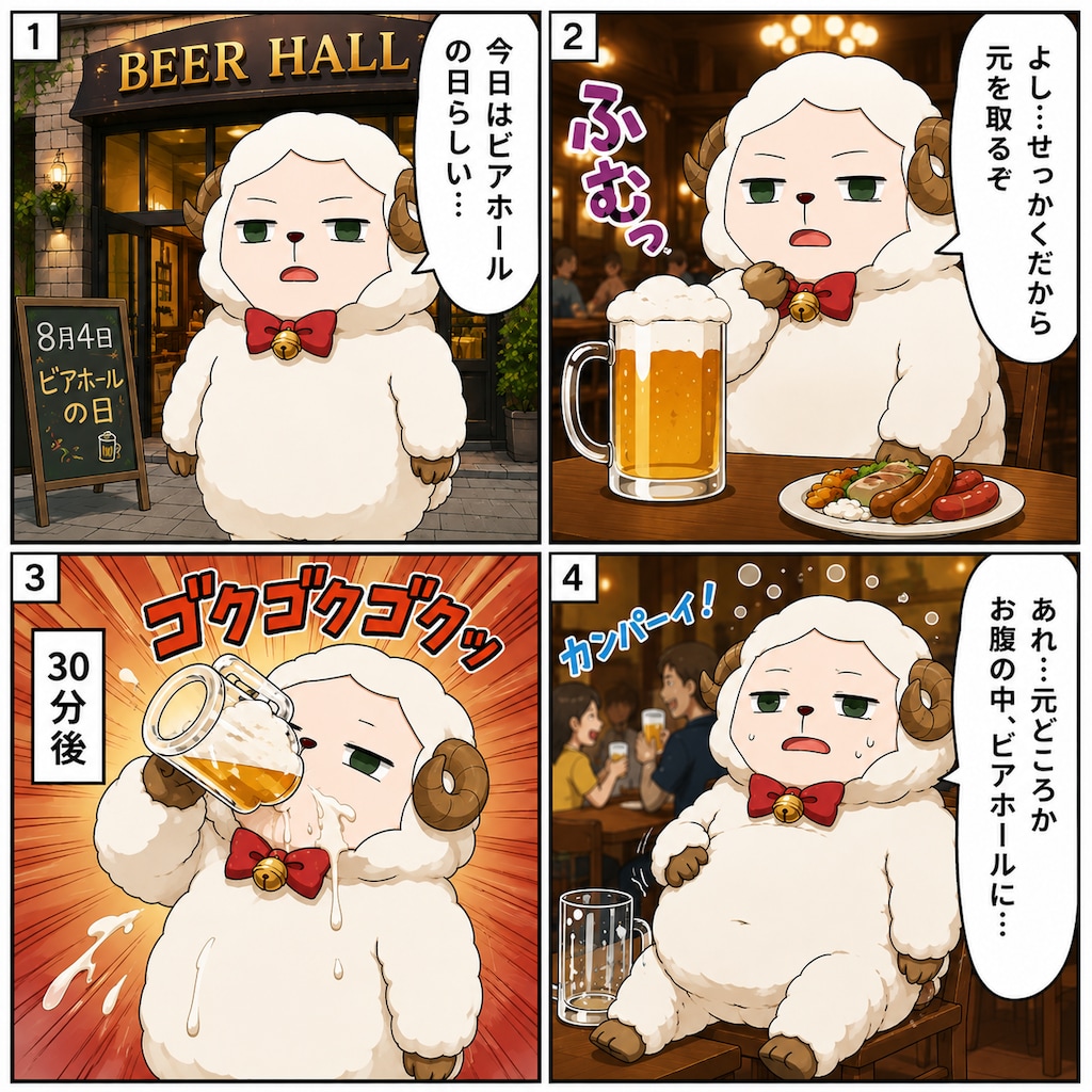 8/4 今日のヒツジ