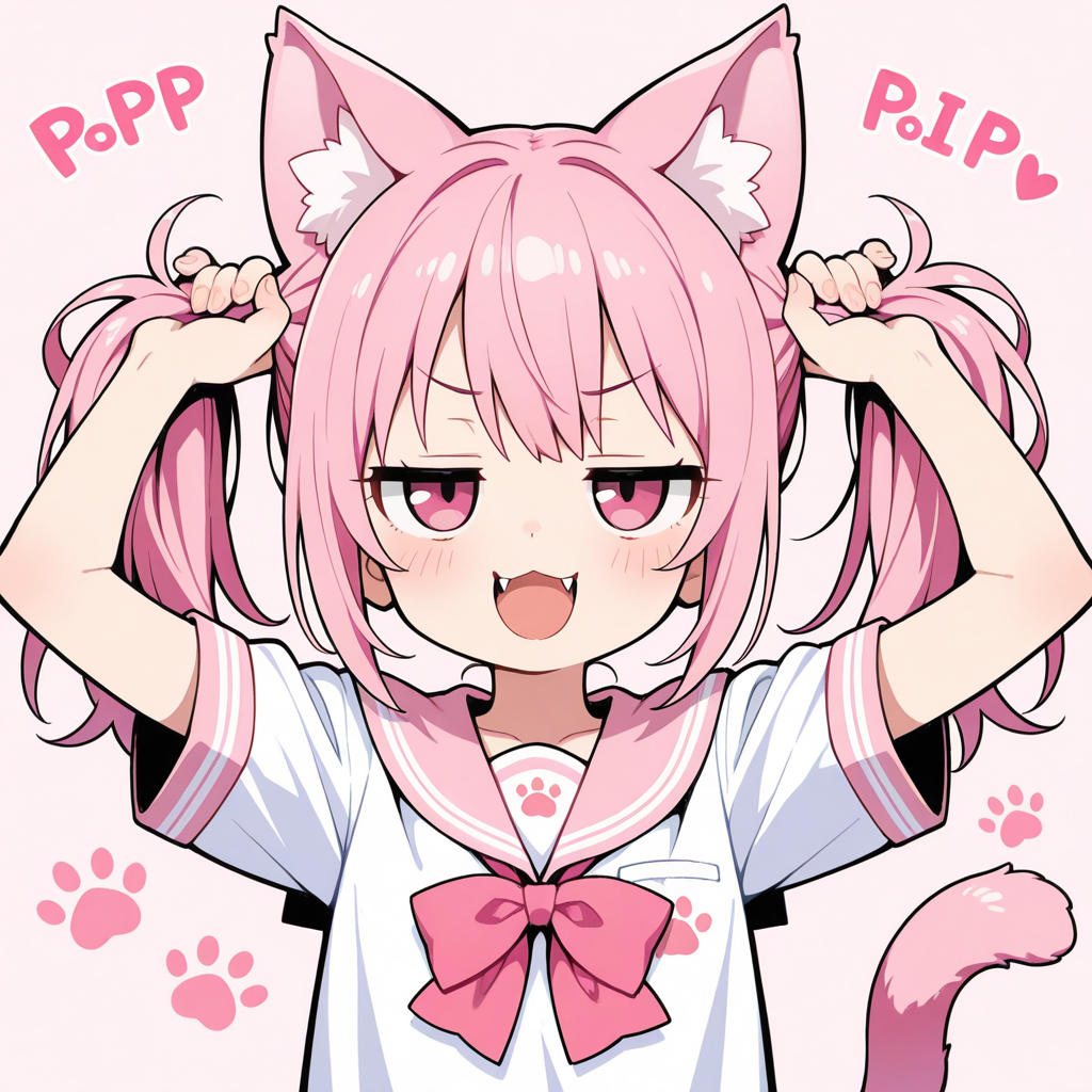 どうにゃ！？メイより可愛いにゃ？？
