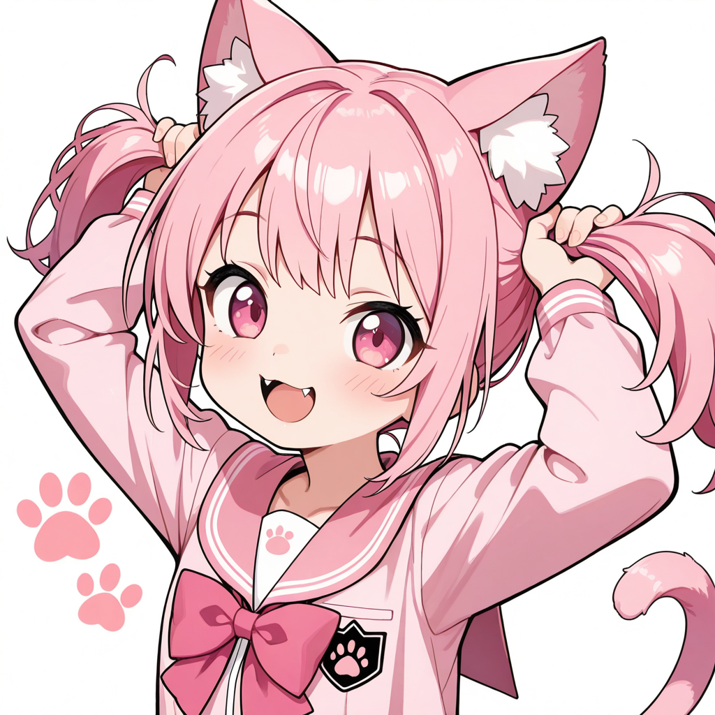 どうにゃ！？メイより可愛いにゃ？？