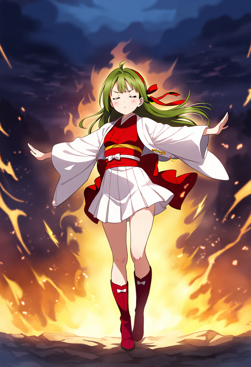 詠唱中のうちの子