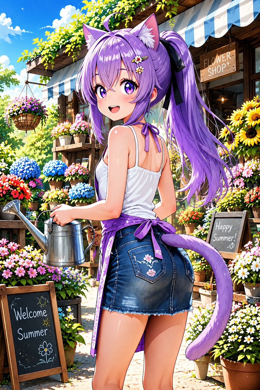 けもみみ花屋のクノイチ