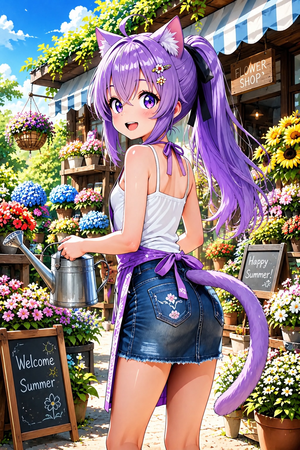 けもみみ花屋のクノイチ