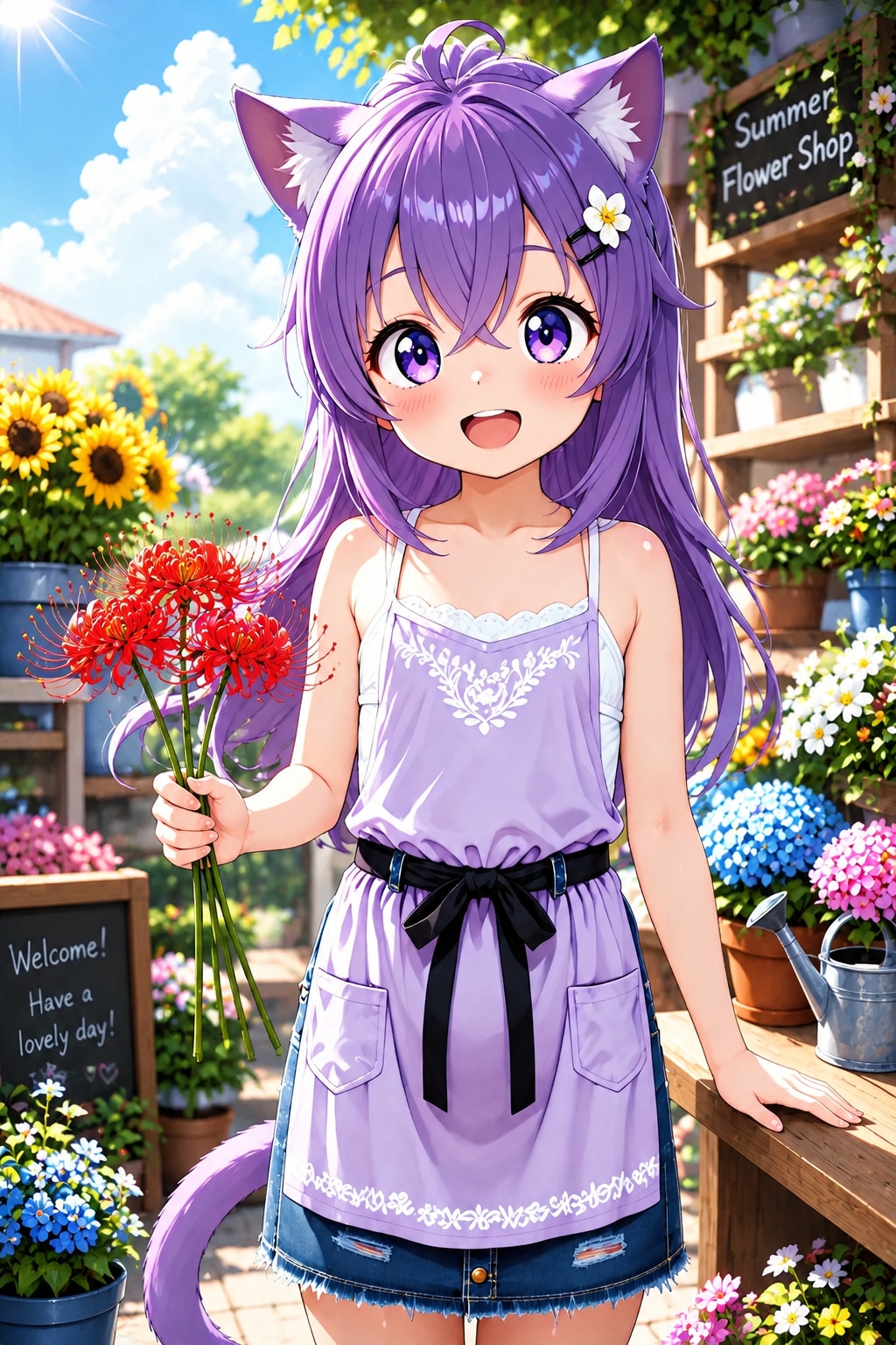 けもみみ花屋のクノイチ
