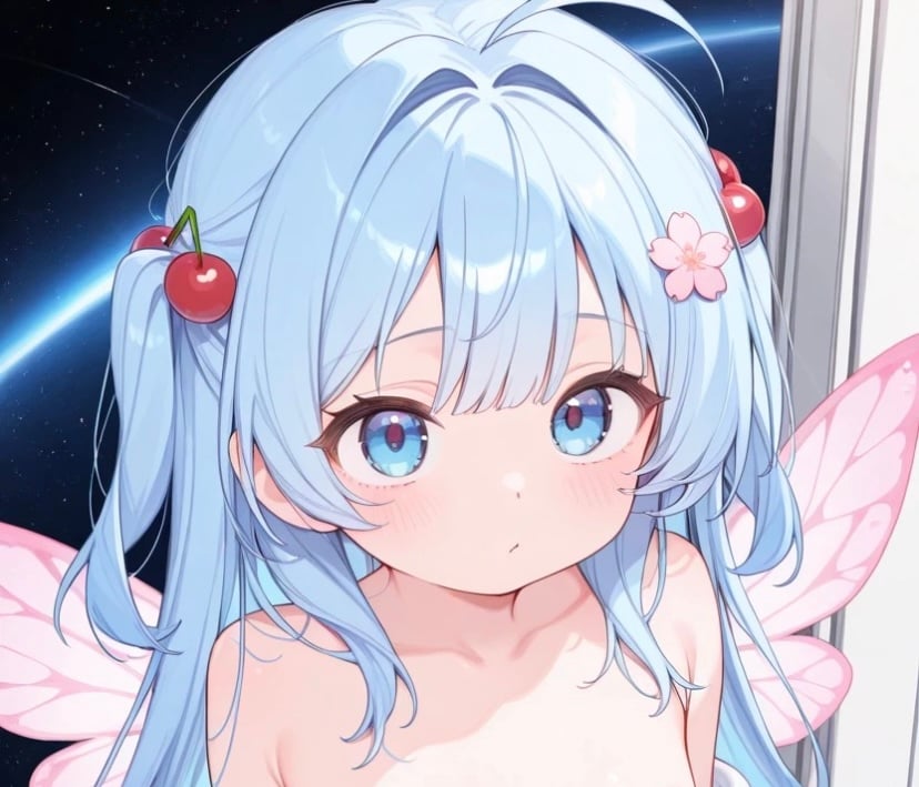 赤い髪飾り☆
