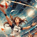 スポーツ躍動の瞬間〈女子バレーボール編〉／スマホ壁紙アーカイブ 3枚目