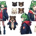 設定画　クマ娘 4枚目