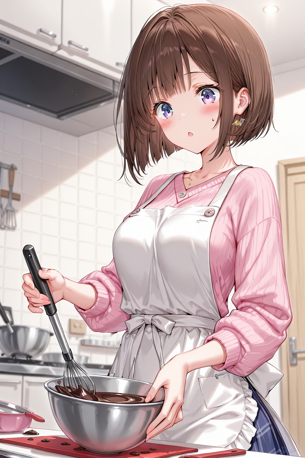 チョコ菓子を調理 | の人気AIイラスト・グラビア