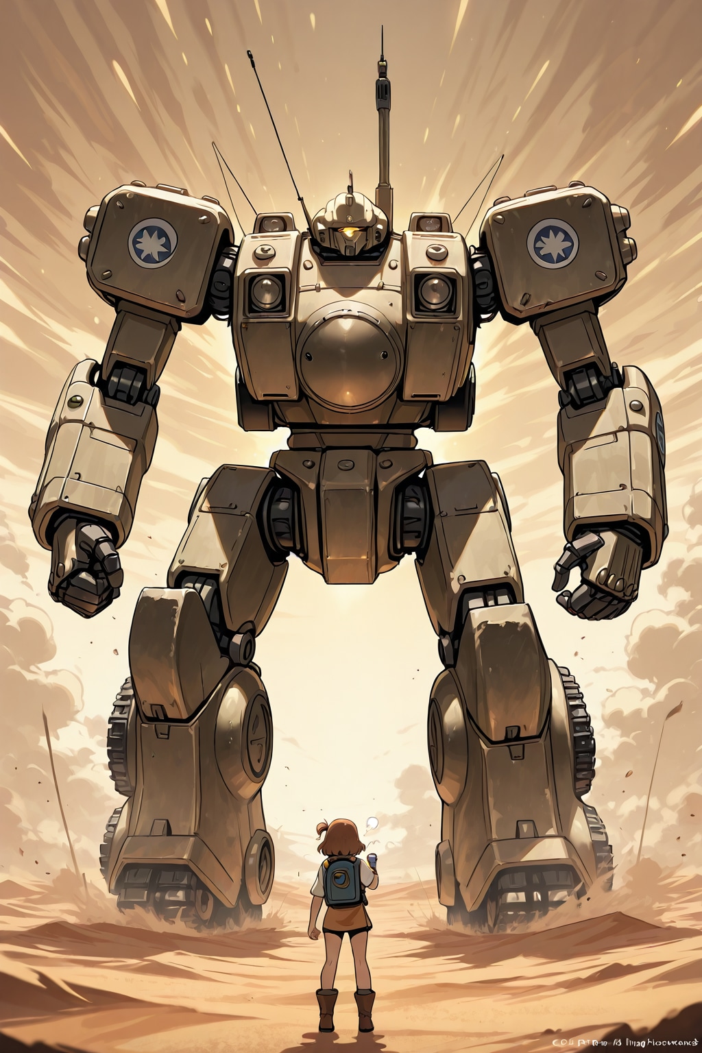 砂漠のロボット