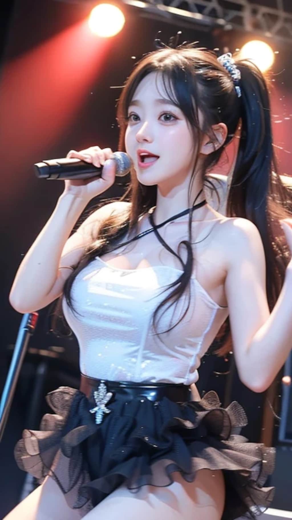 地下アイドルライブ。