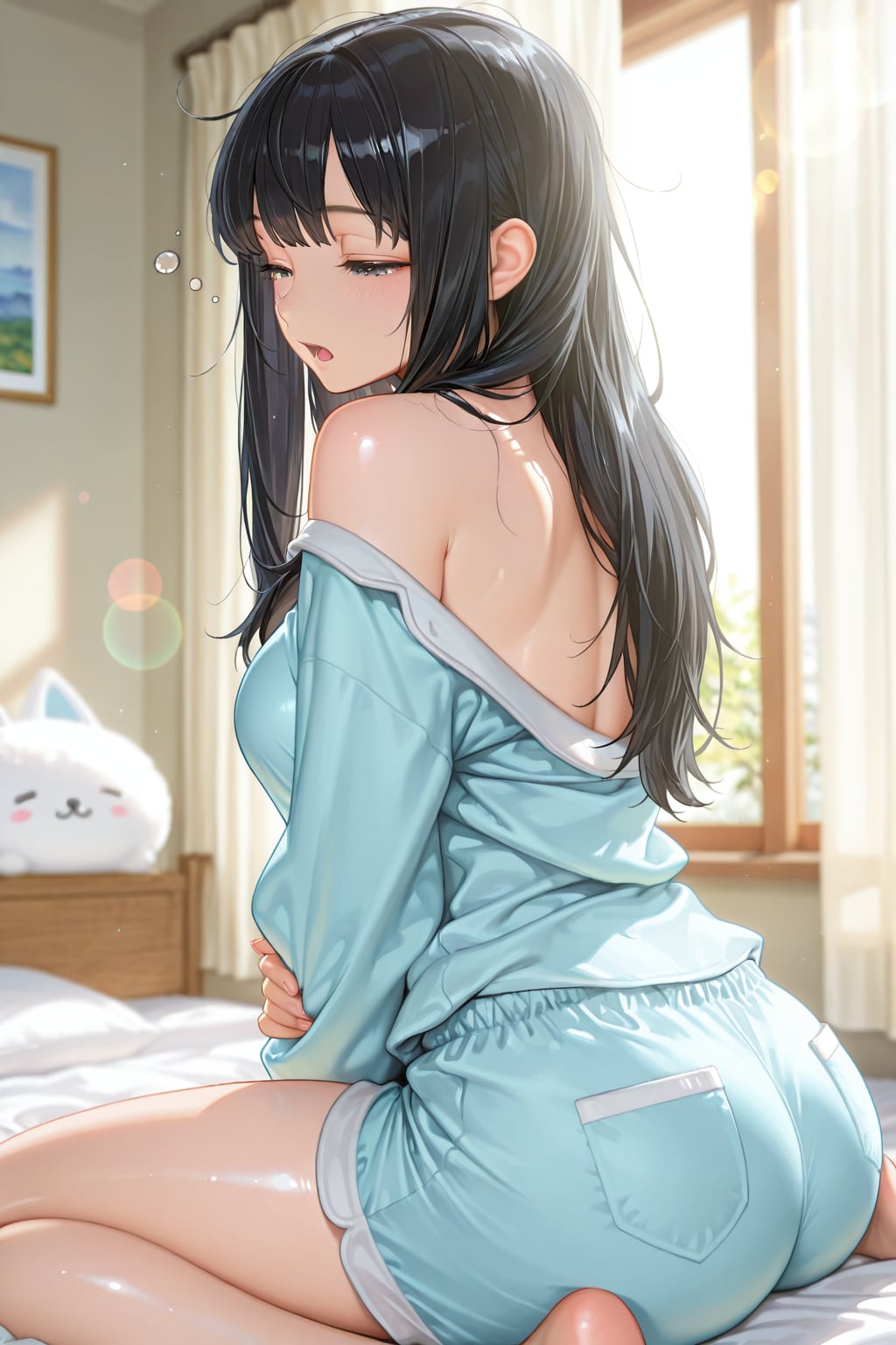 「オハヨ・・・」