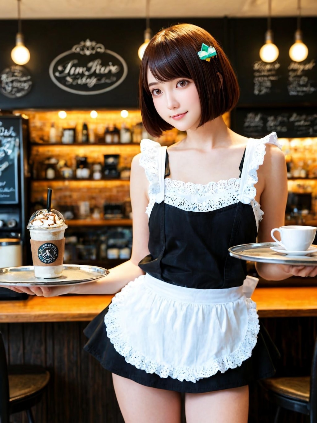 カフェでアルバイト