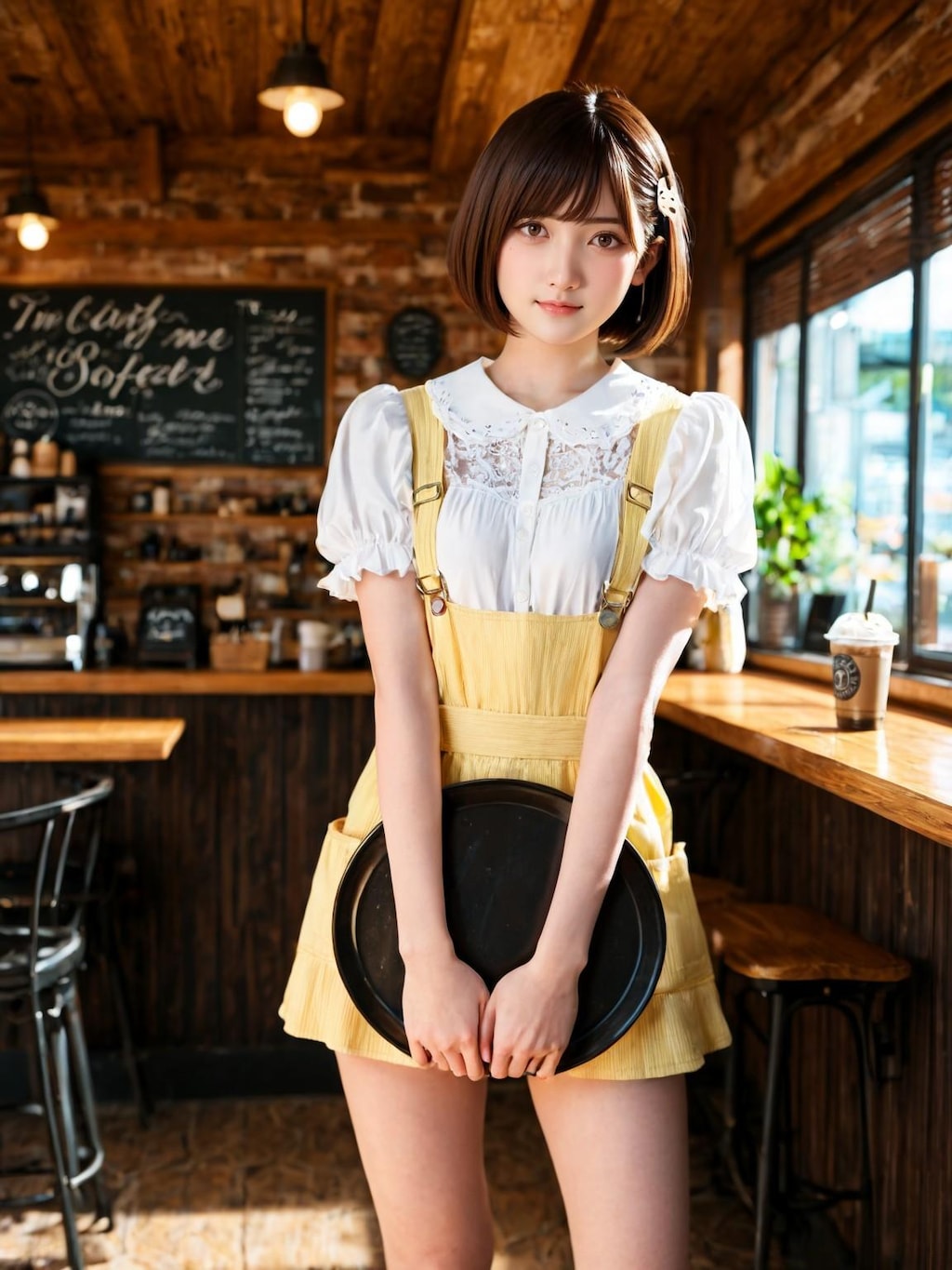 カフェでアルバイト