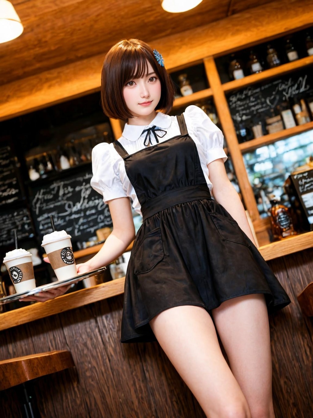 カフェでアルバイト