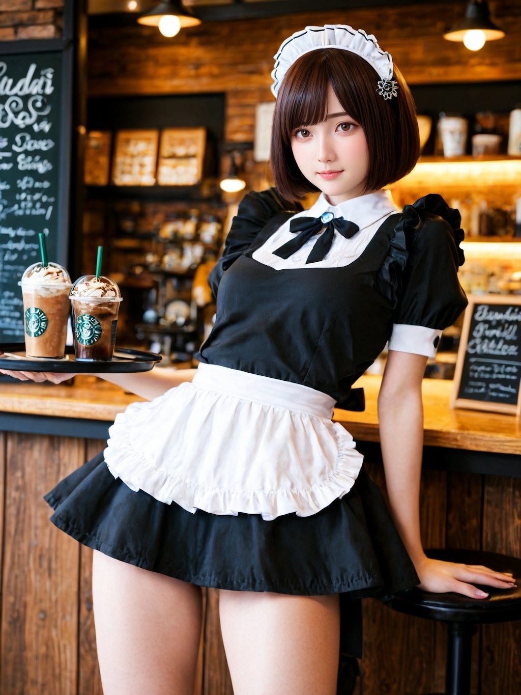 カフェでアルバイト