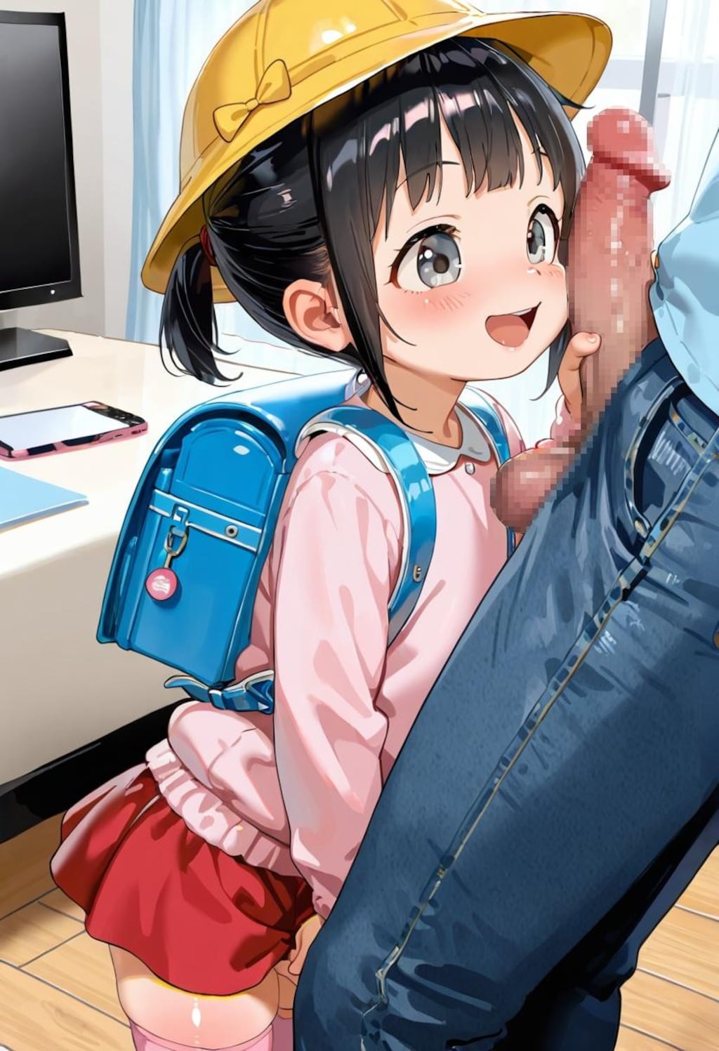 学校帰りのポニテロリっ娘とあそぼう