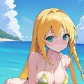 [ちちぷいAI] ああ～～夏休み～！（欲しい💦） 2枚目