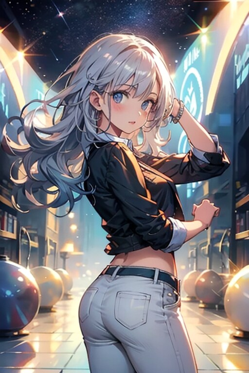 銀髪の彼女