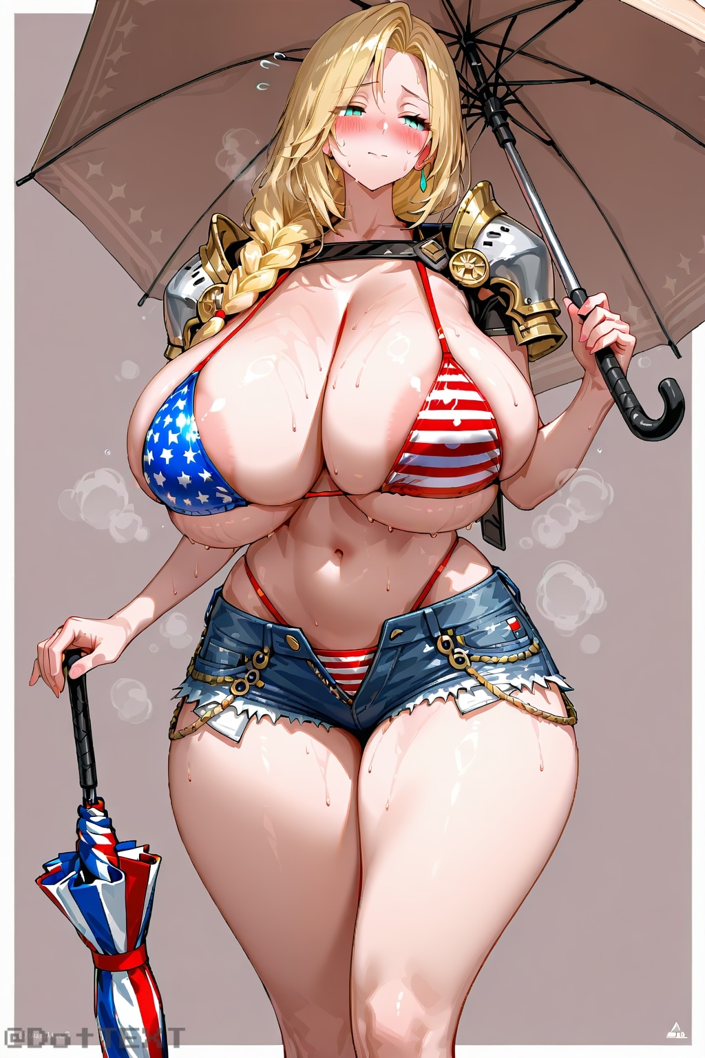 企画投稿_傘_アメリカンビキニアーマー戦士_20260530