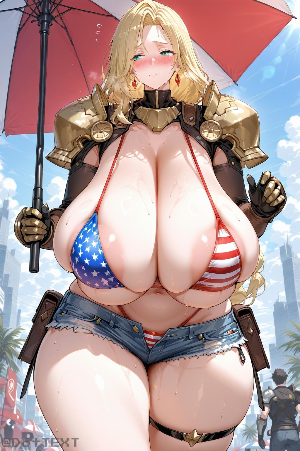 企画投稿_傘_アメリカンビキニアーマー戦士_20260530