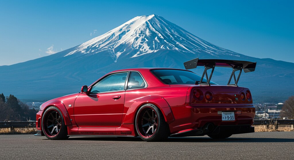 リバティーウォークR34 GT-Rのドリ車