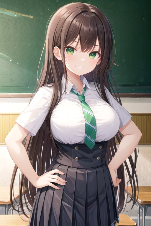 今度のテスト、負けた方がお昼一回おごりね。 | の人気AIイラスト・グラビア