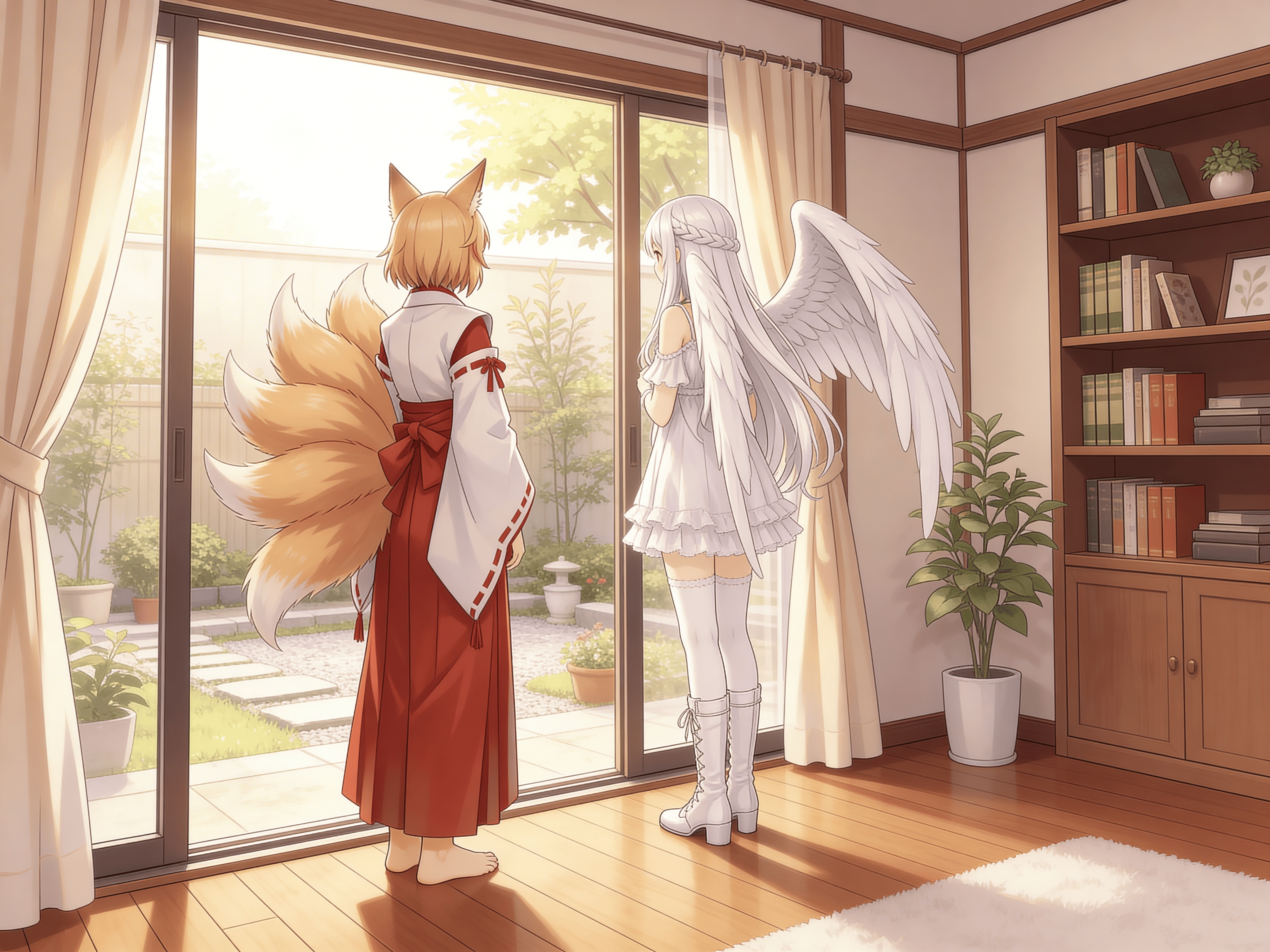 午後の窓辺 | の人気AIイラスト・グラビア