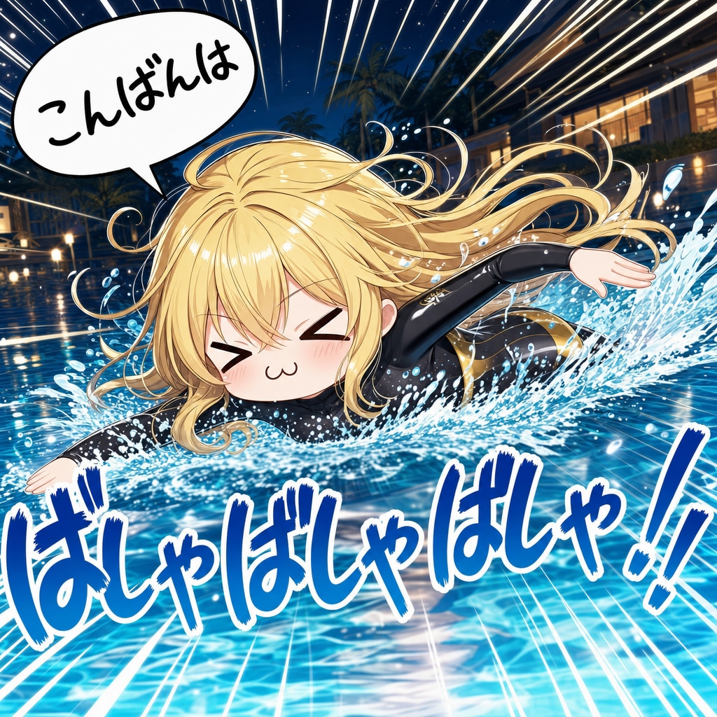 水泳とエリザベス | の人気AIイラスト・グラビア
