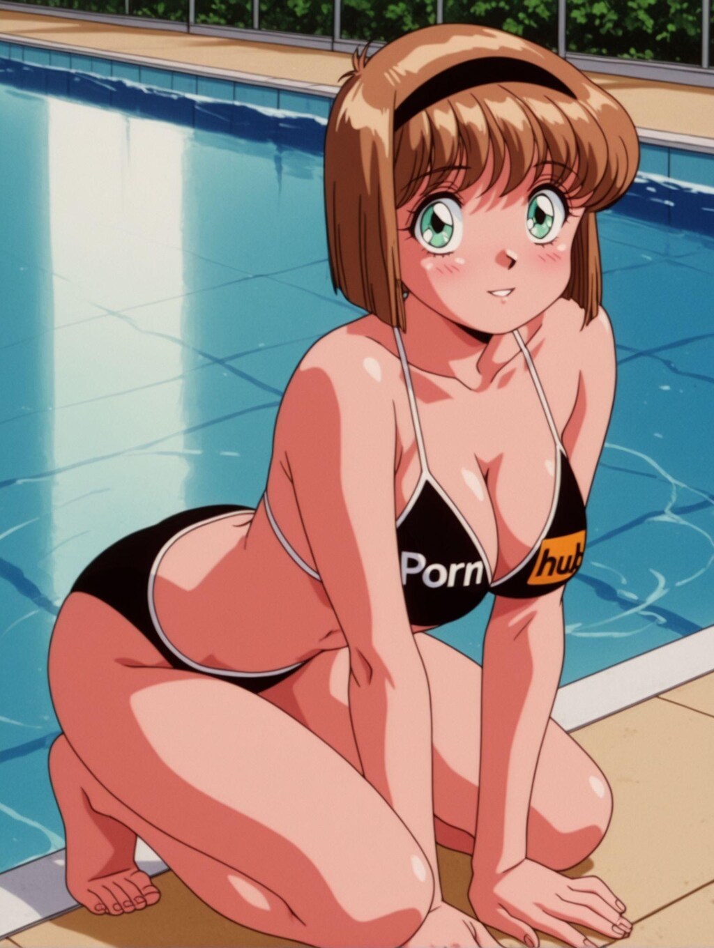 細川美樹×Pornhubビキニ