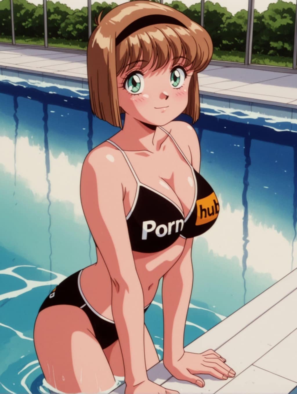 細川美樹×Pornhubビキニ