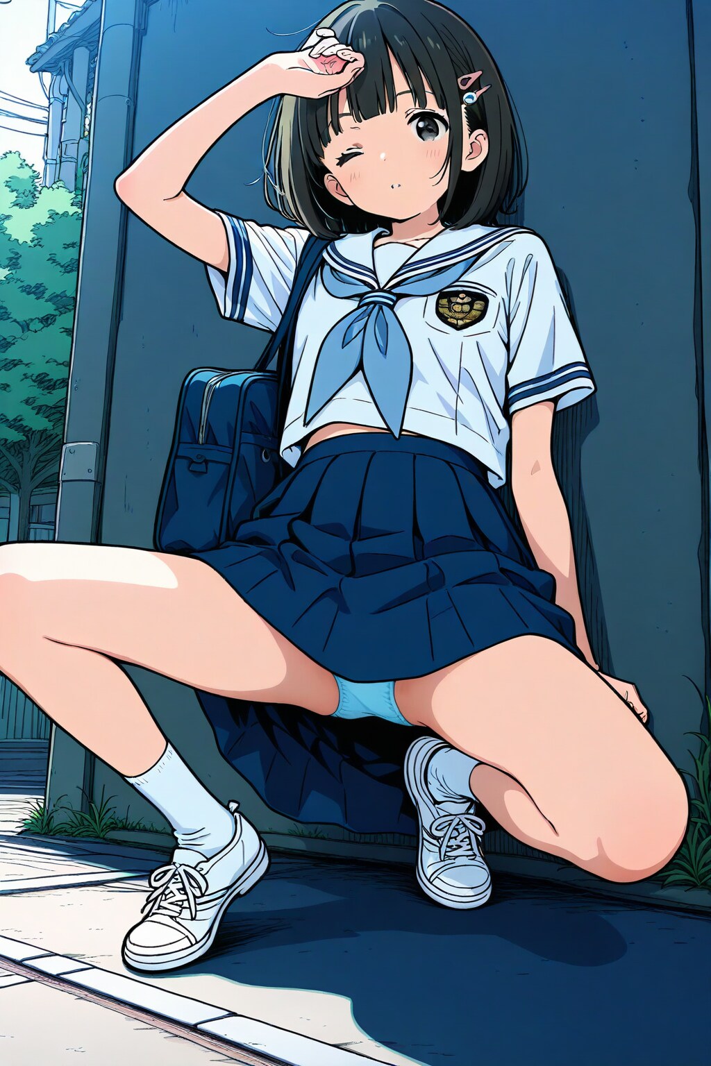 ドシーン‼️‼️💥「いった～……キミ、大丈夫❓❓😲💦」
