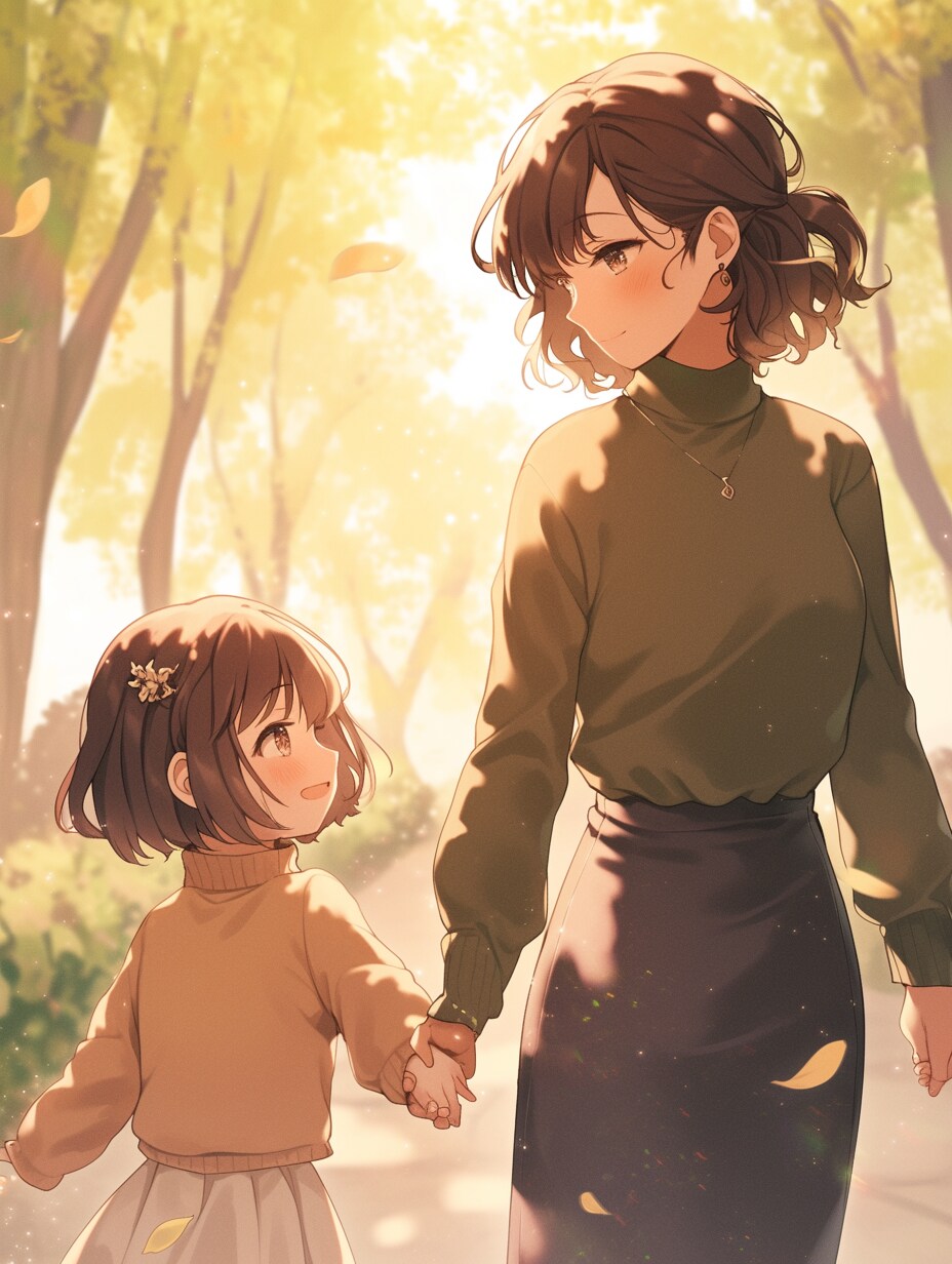 母と娘296 | の人気AIイラスト・グラビア